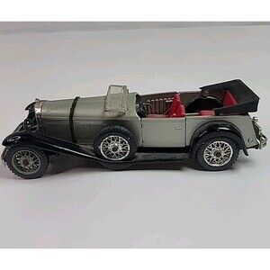 Vintage Solido France Ref 152 Mercedes SS 1928 Diecast Car 1:43 Red Interior